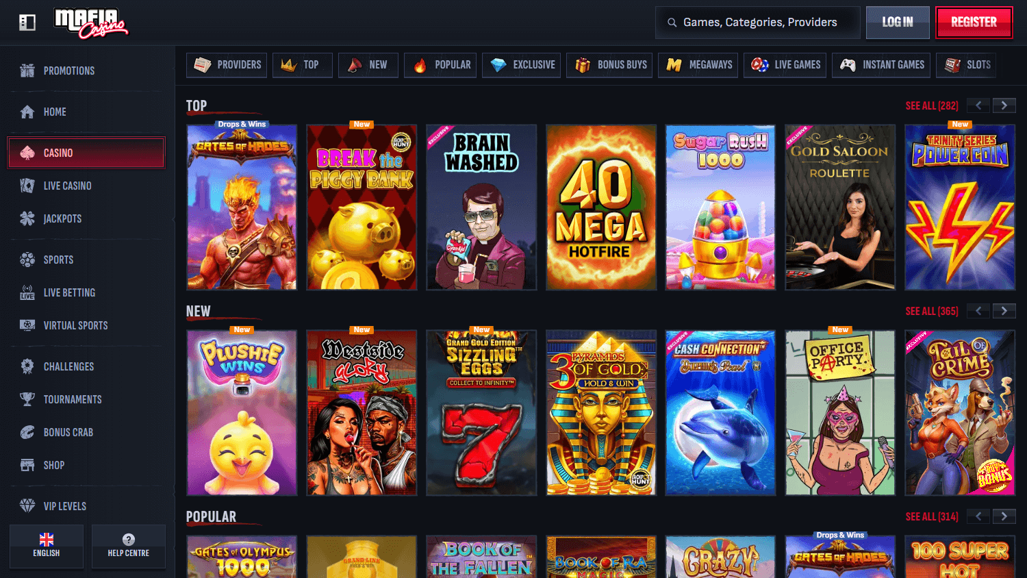 Mafia Casino — Casinò Live